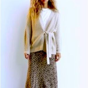 Zara wrap cardigan L